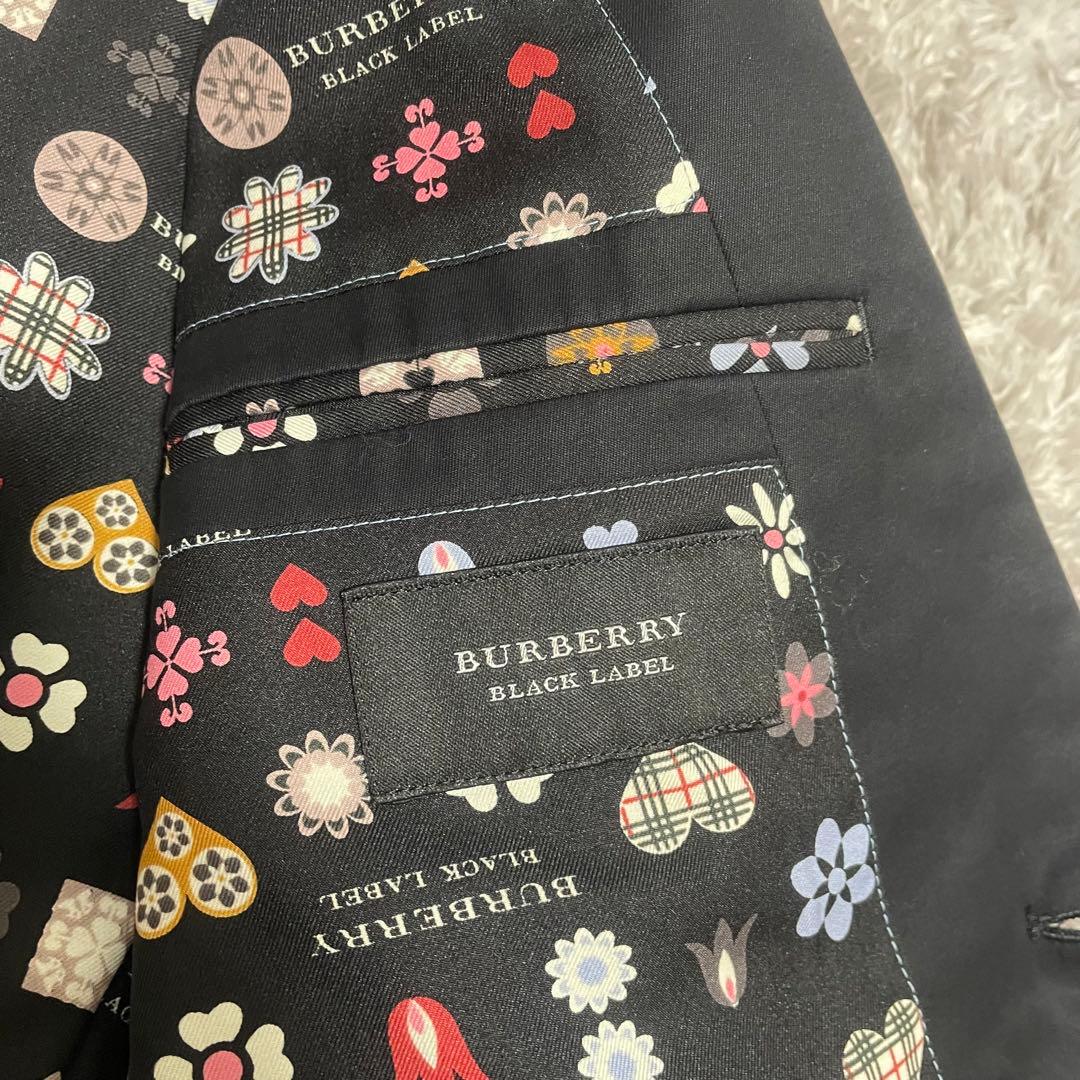 極美品　BURBERRY BLACK LABELモノグラムテーラードジャケットL