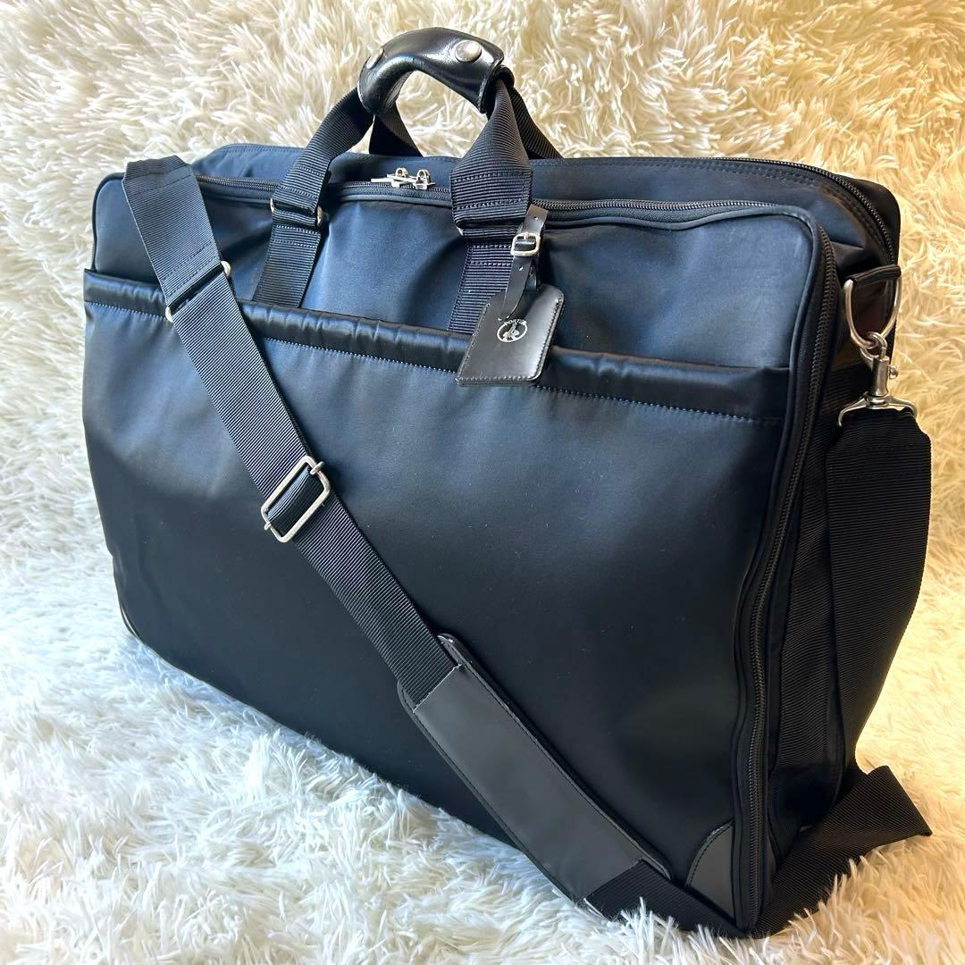 美品　ポーター ガーメントバッグ ボストン2室 ナイロン 黒　2way