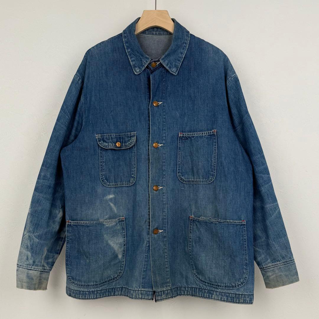 60s ビンテージ デニム カバーオール BLUE BELL ブルーベル 70s