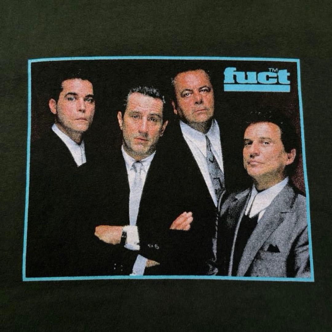 名作USA製◎FUCT Tシャツ Goodfellas グリーン系 L