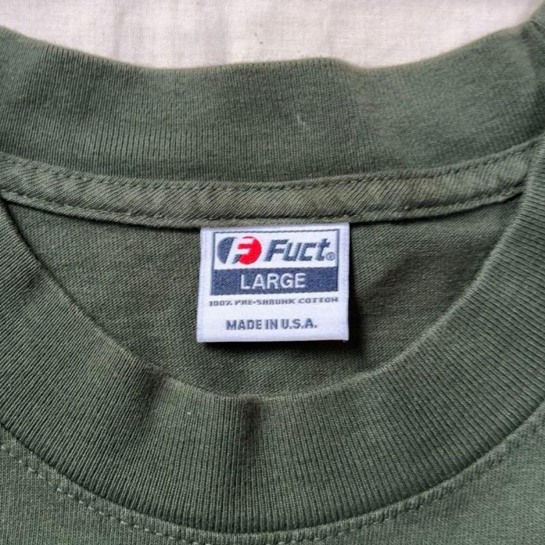 名作USA製◎FUCT Tシャツ Goodfellas グリーン系 L