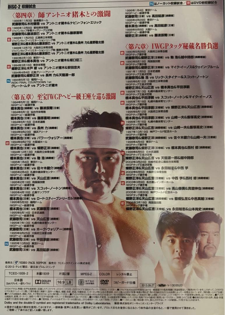 闘魂三銃士 25周年記念 DVD-BOX