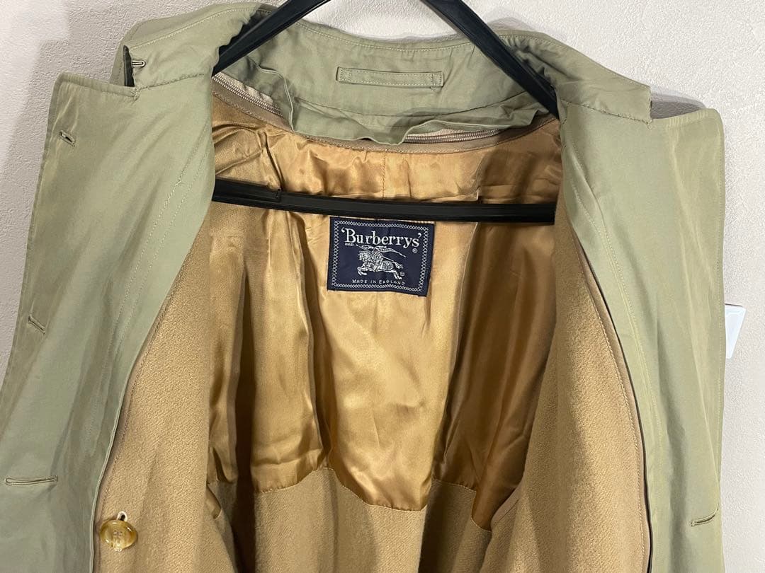 極美品BURBERRYバーバリーロンドン　ライナーベルト付トレンチコート