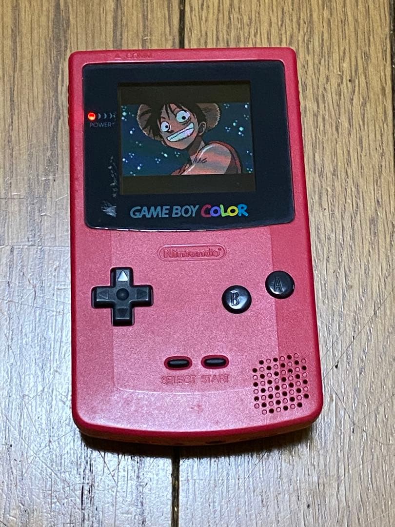 ゲームボーイカラー　レッド　ワリオランド2 ワンピース幻のグランドライン冒険記！