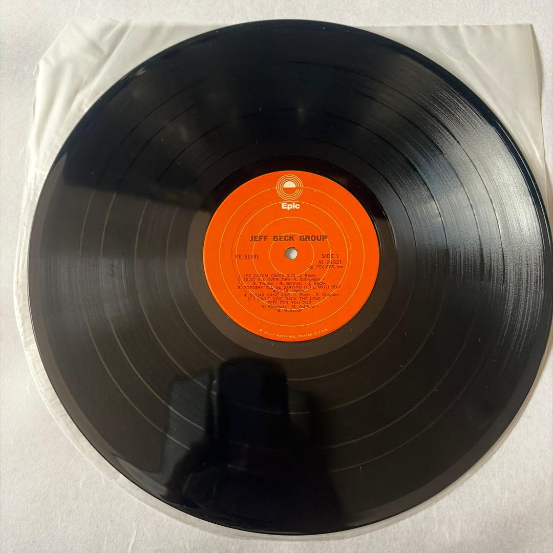 ジェフベックグループ　直筆サイン入りアナログレコード LP