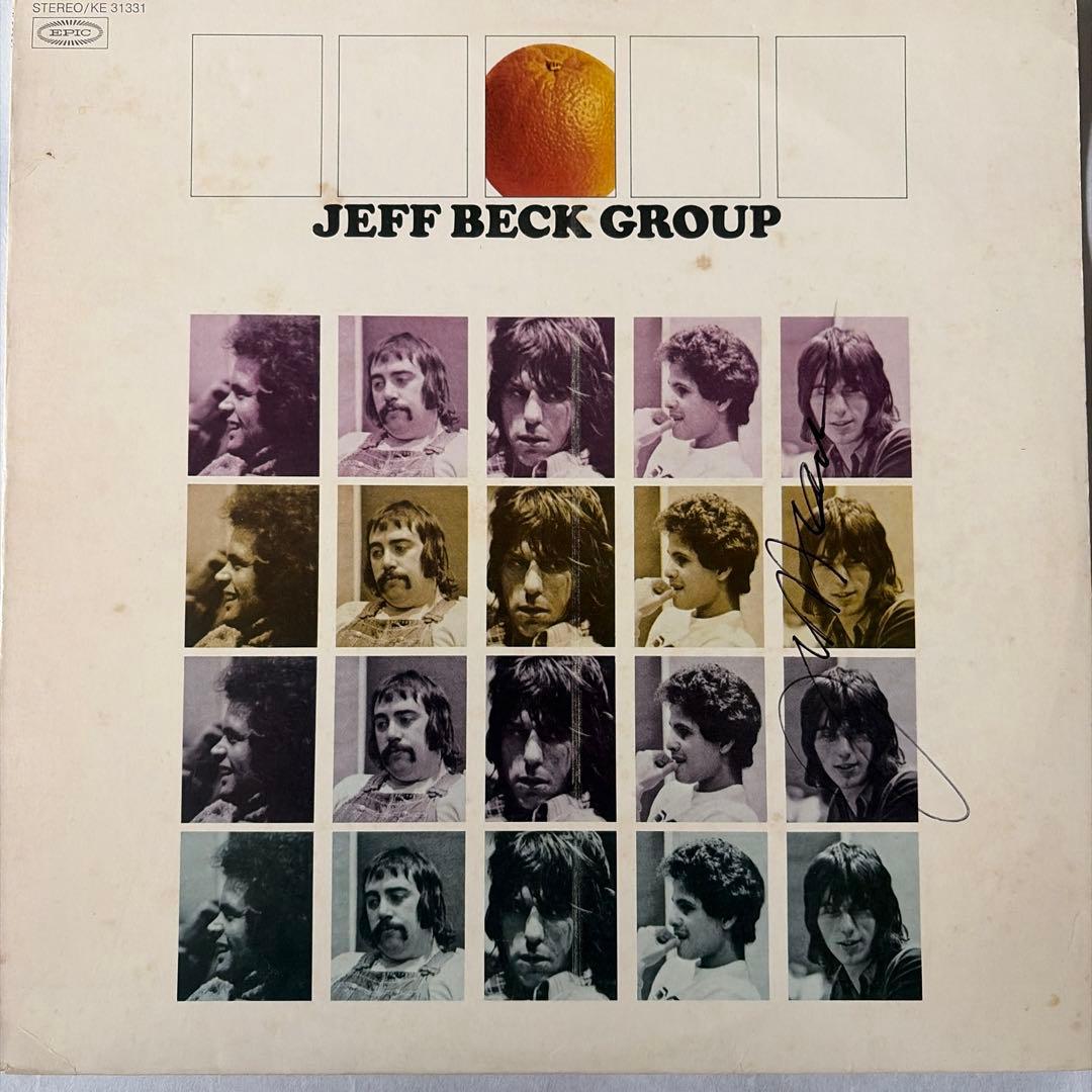 ジェフベックグループ　直筆サイン入りアナログレコード LP