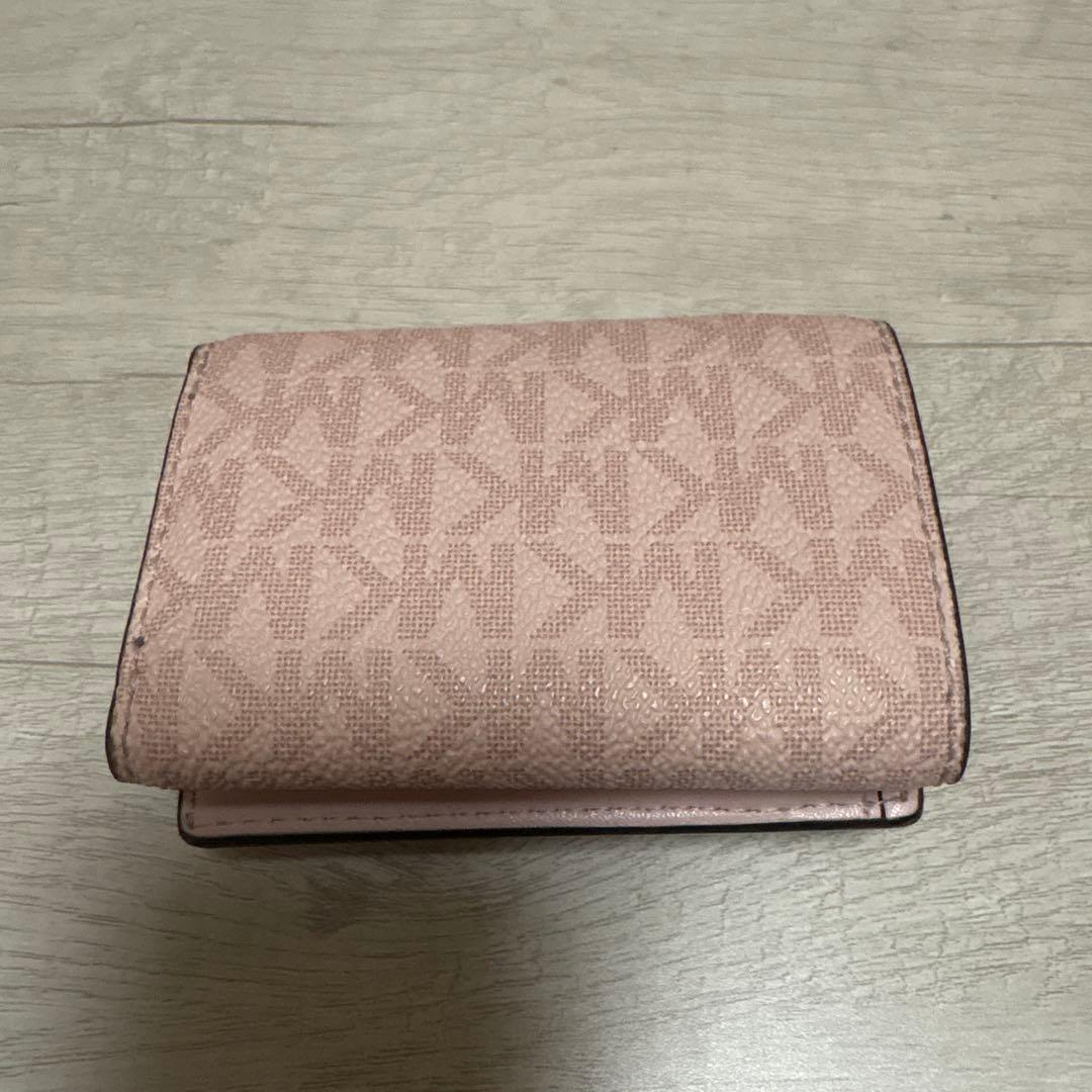 MICHAEL KORS ピンク 三つ折り財布