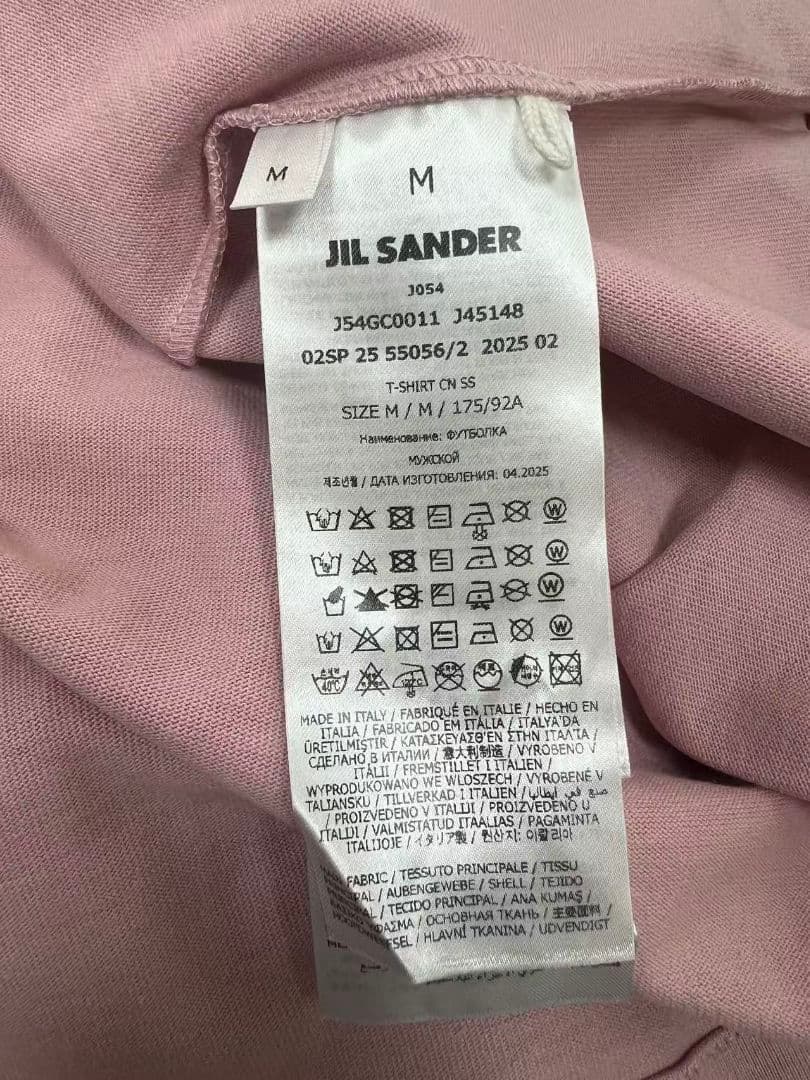 JIL SANDER 新品同様 ピンク Tシャツ Mサイズ