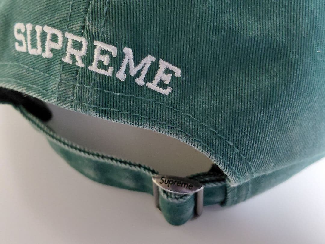 美品　Supreme　Pigment　Coated　S Logo　6-Panel