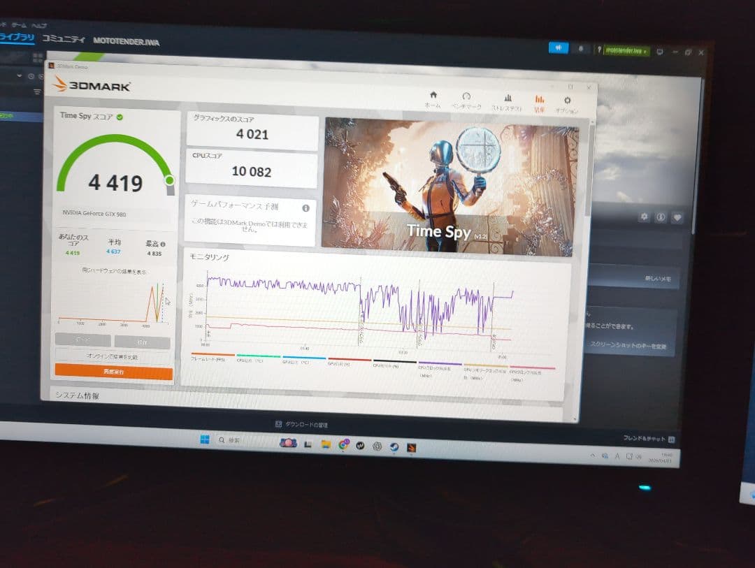 MSI GTX980 動作確認済み 3DMark測定済