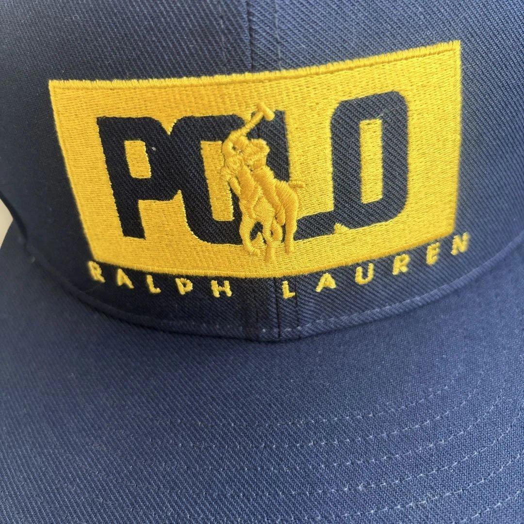 新古品Poloメンズキャップ　紺色