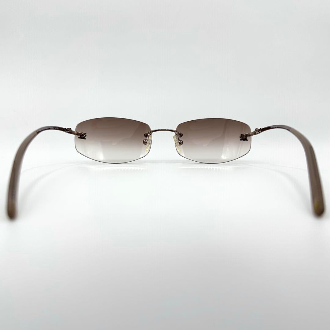 CELINE セリーヌ サングラス 度なし SC1095 リムレス ケース付き