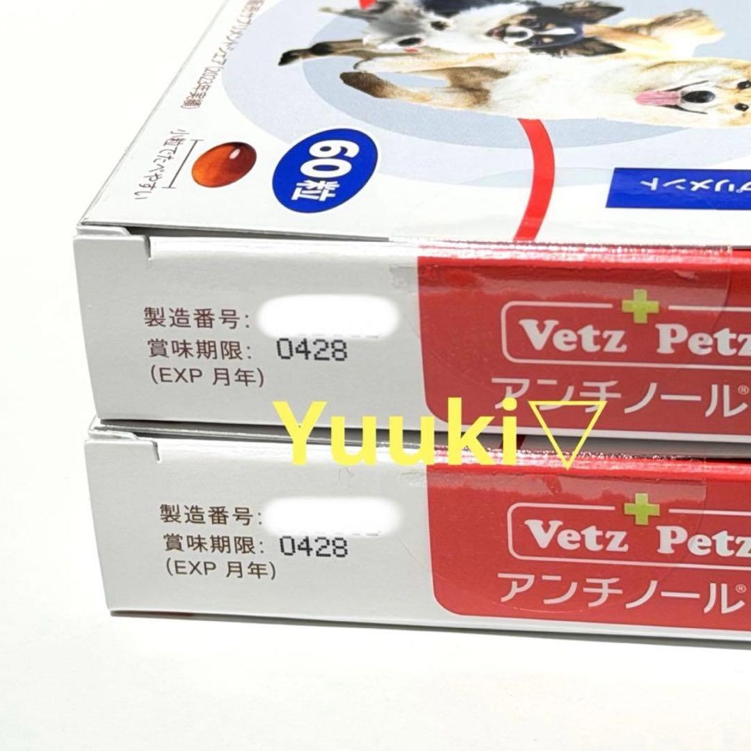 【新品未開封】犬用 アンチノール プラス 60錠×2箱