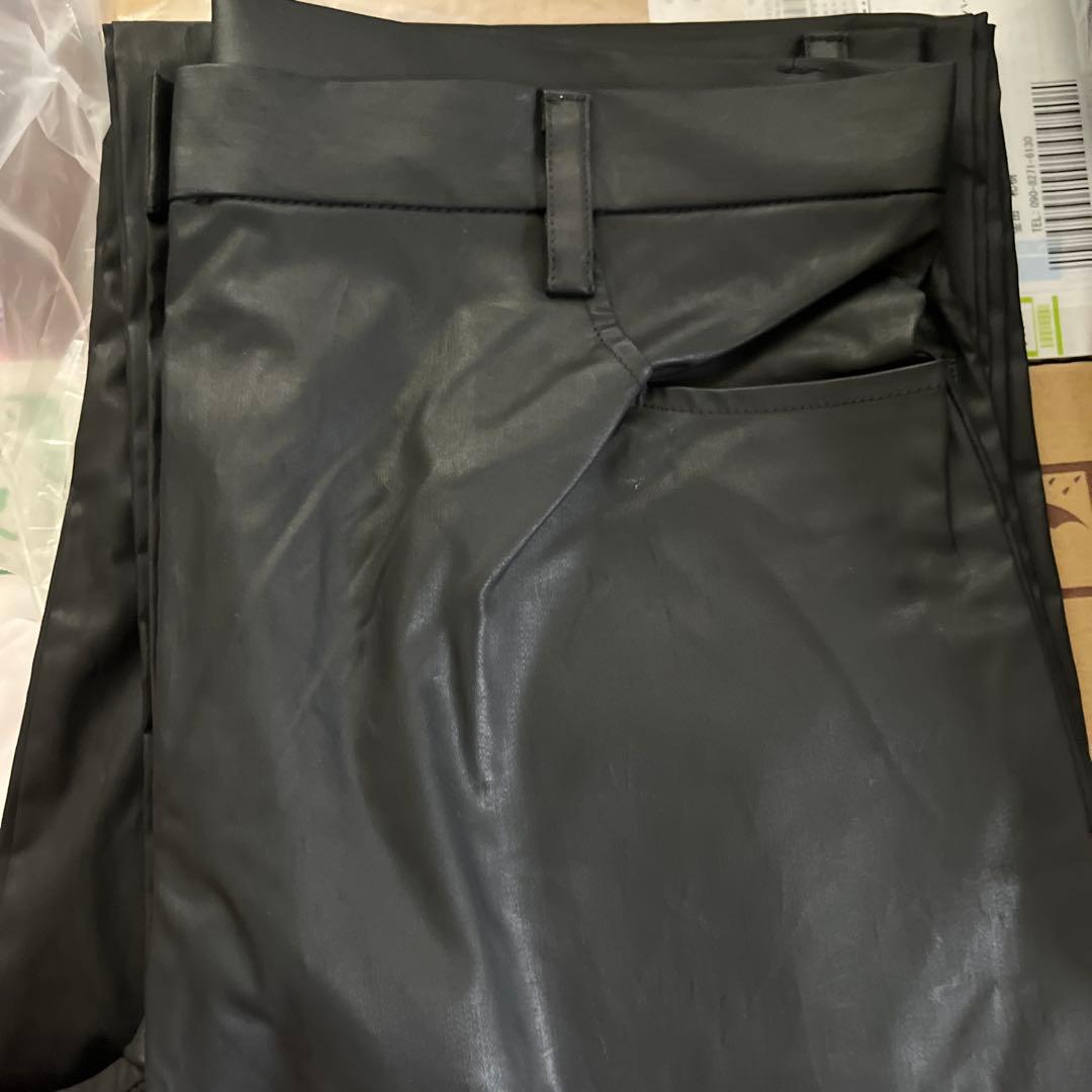 PT-04 YEEZY FAUX レザーパンツ