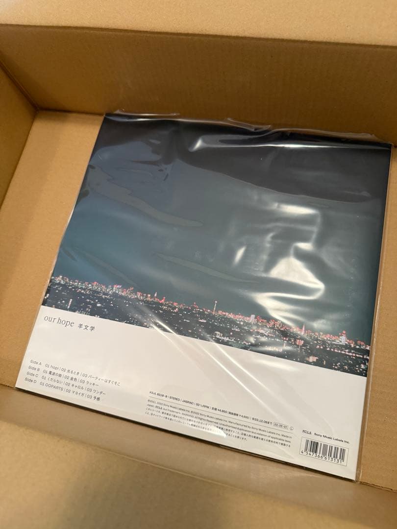 【新品未開封】羊文学 our hope (アナログ盤) レコード