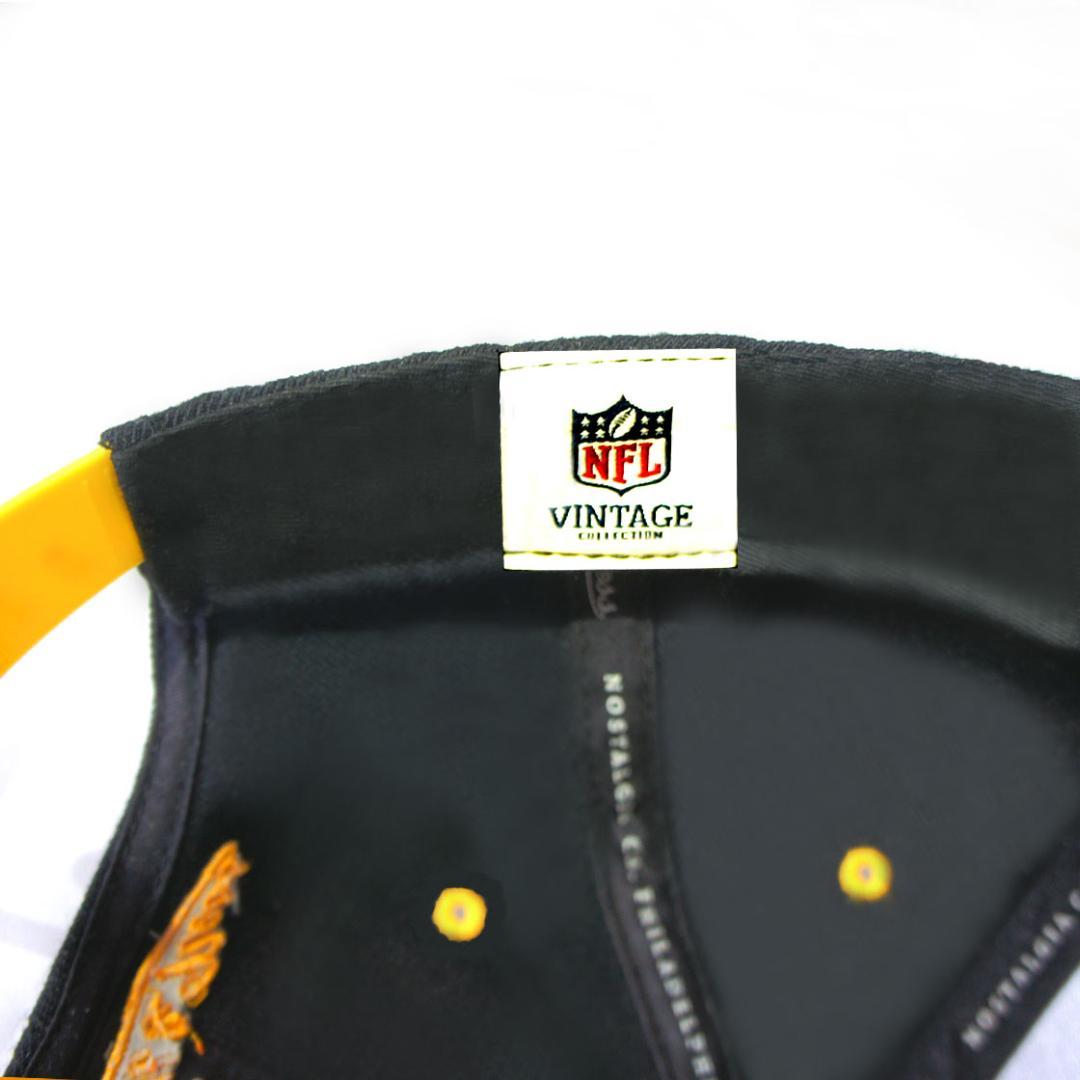 【米国購入／新品未使用】90s復刻NFLビンテージスティーラーズキャップ