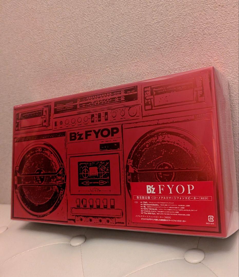 B'z FYOP数量限定盤CD +メタルスマートフォンスピーカーRED+銀テ4本