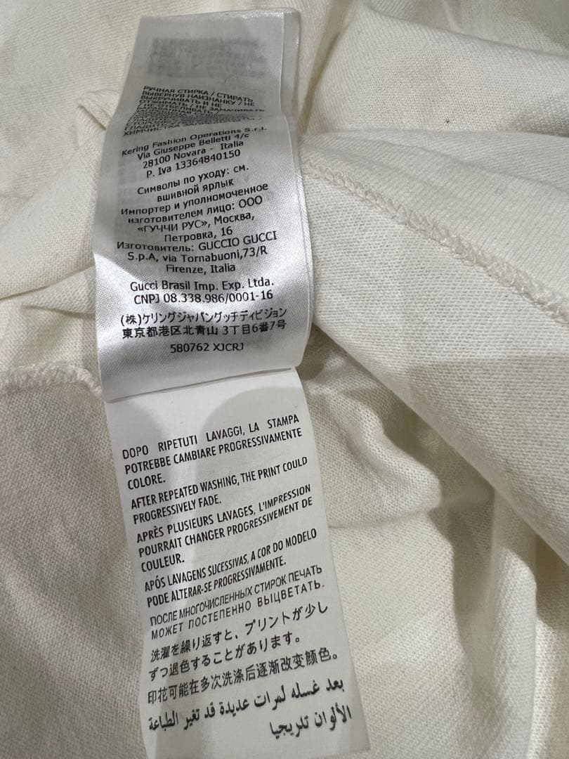 GUCCI グッチ　レディース　Tシャツ　半袖　白 Mサイズ