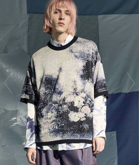 MAISON SPECIAL　プライムオーバー　ニットTシャツ ほぼ新品