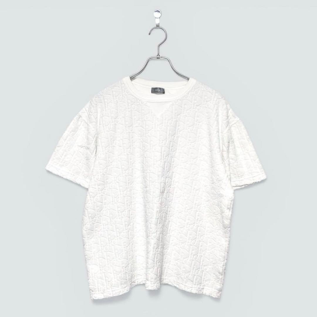 【現行】Dior ディオール オブリーク テリーコットン ジャガード TシャツM