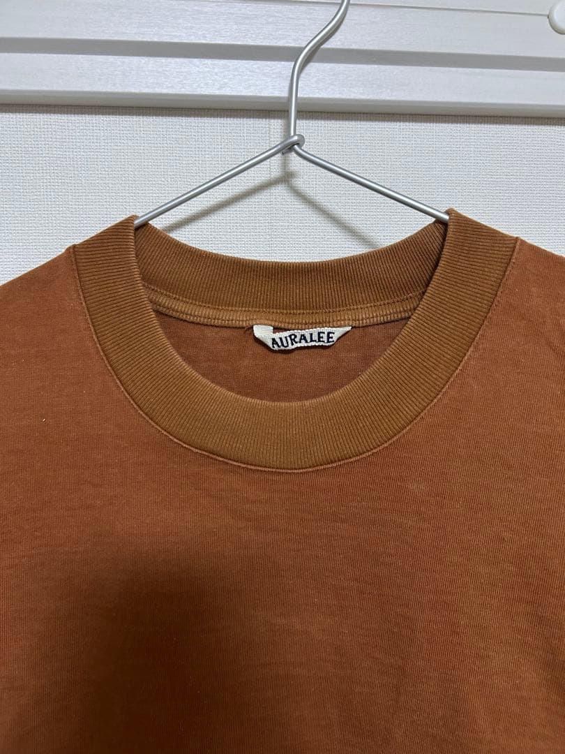 AURALEE STAND-UP TEE/スタンドアップTシャツ
