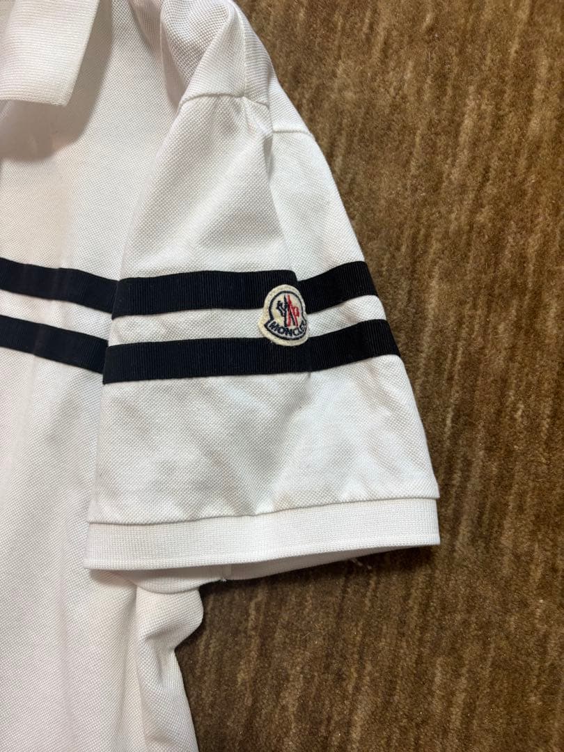 モンクレール　MONCLER ホワイト　ポロシャツ