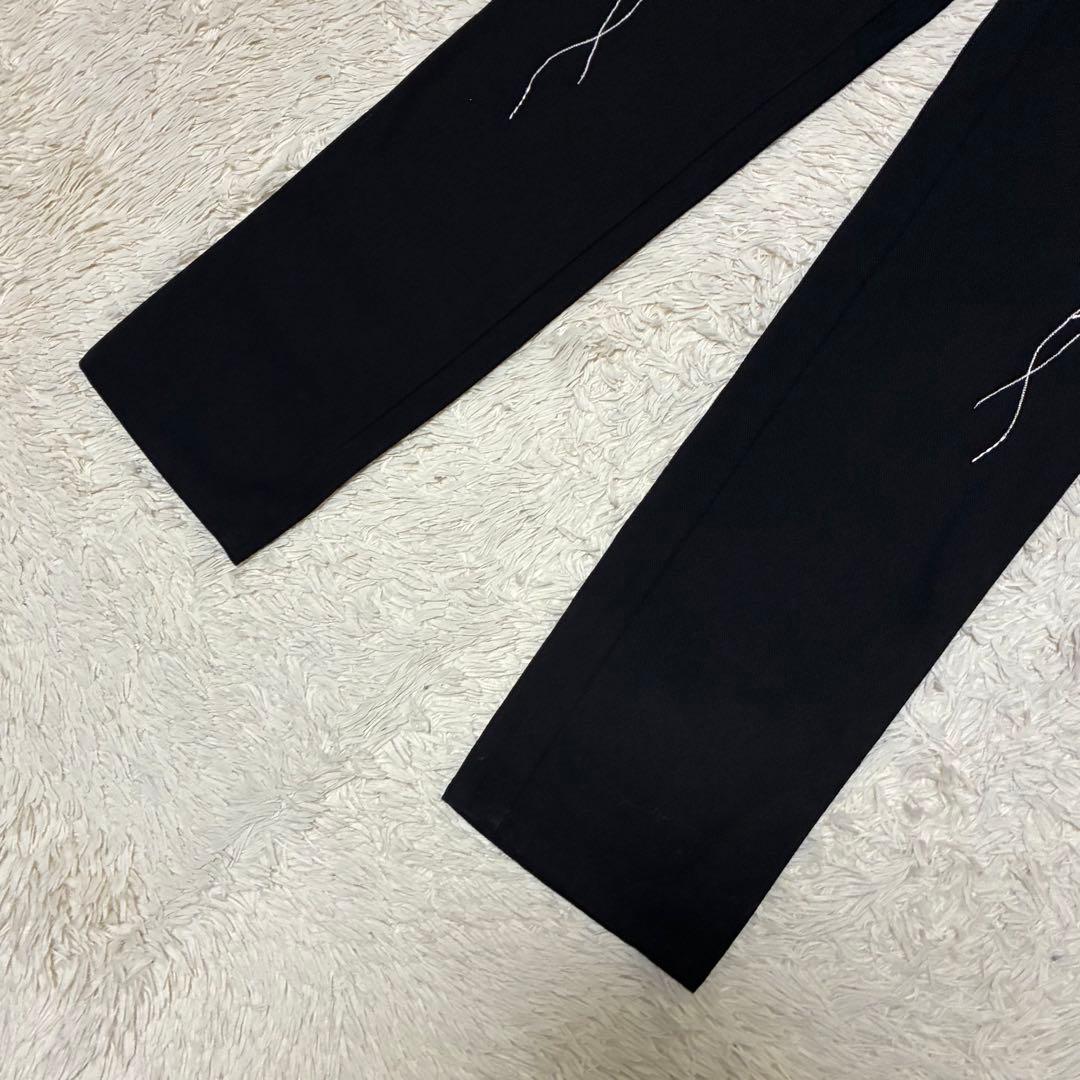 VIVIENNE TAM 鳳凰 不死鳥 バード 刺繍 ブラック デニム パンツ