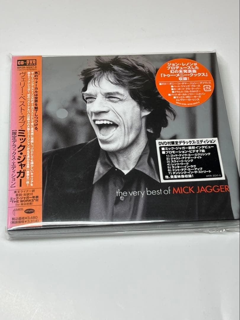 ミックジャガー★ベスト★★限定デラックスエディション★DVD付き★★難あり