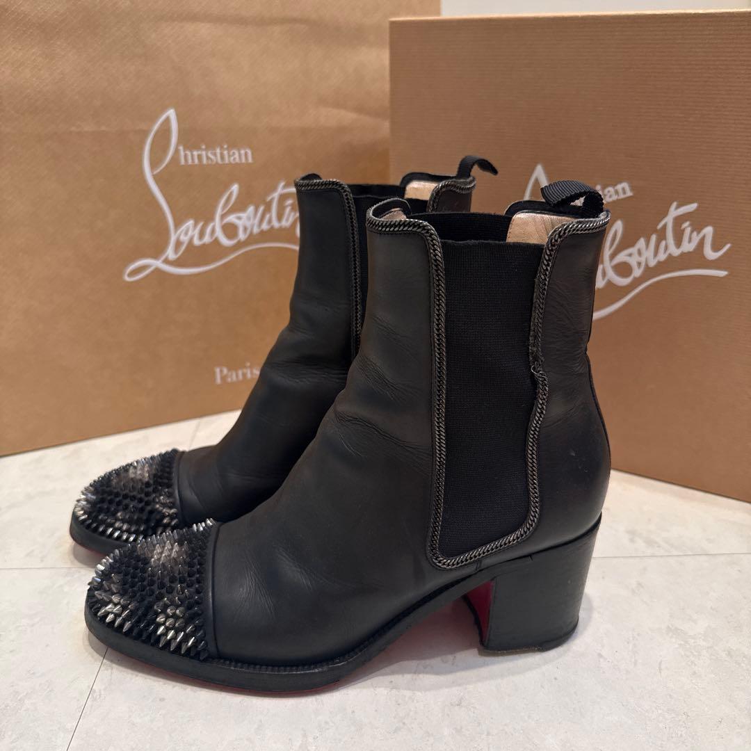 定価約19万 Christian Louboutin レディースサイドゴアブーツ