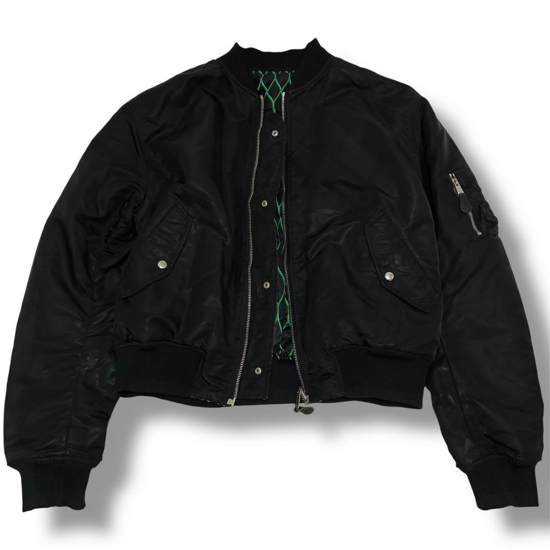 KENZO× リバーシブル ボンバー ジャケット XL相当　MA-1 黒