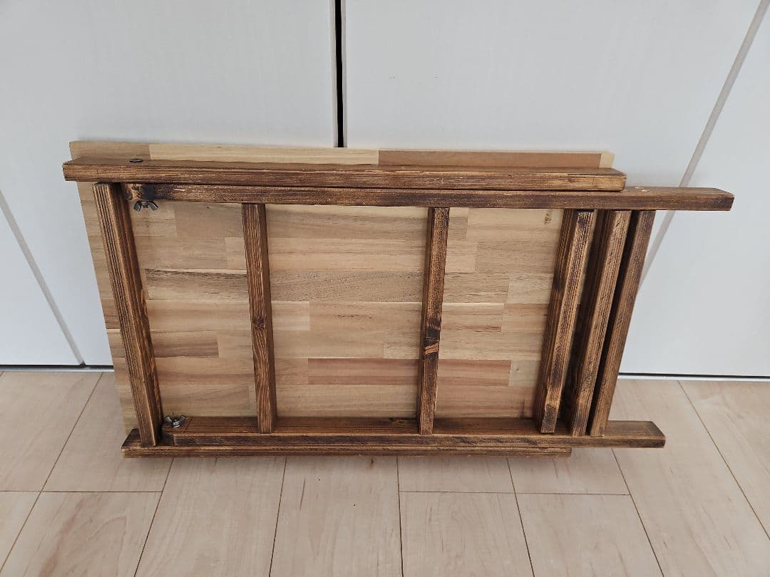 キッチンテーブル自作品【アカシア集成材】