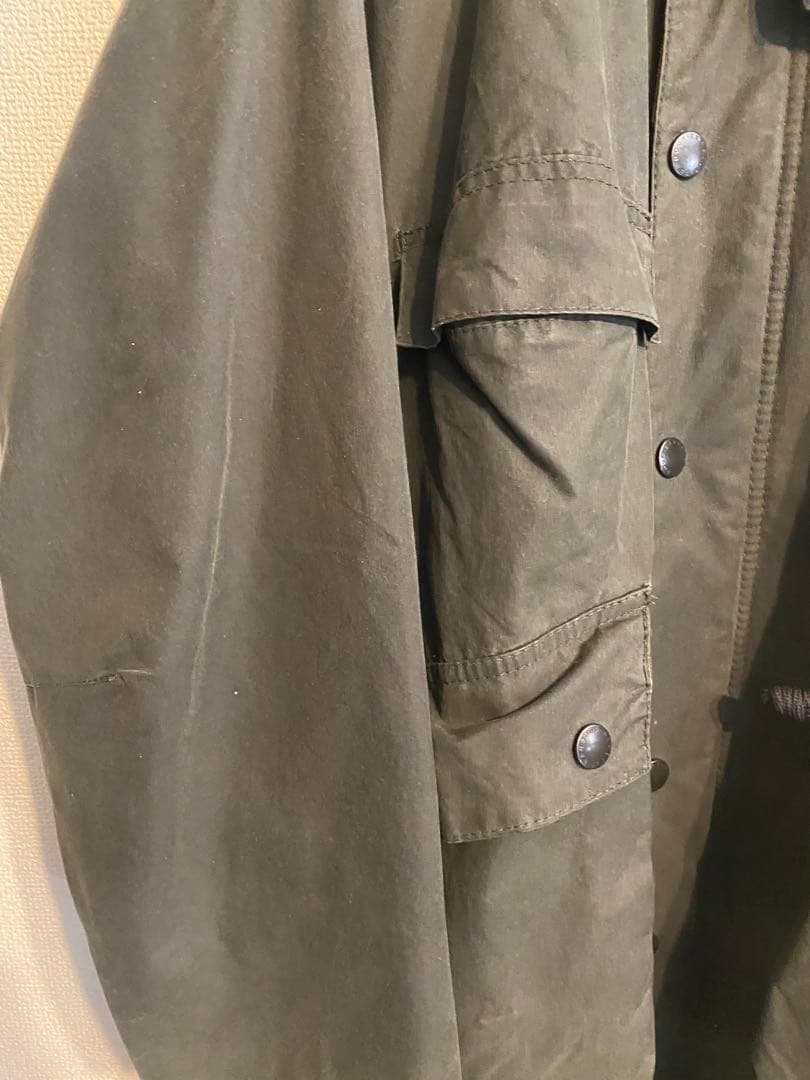 美品KaptainSunshine×Barbourスタンドカラートラベラーコート