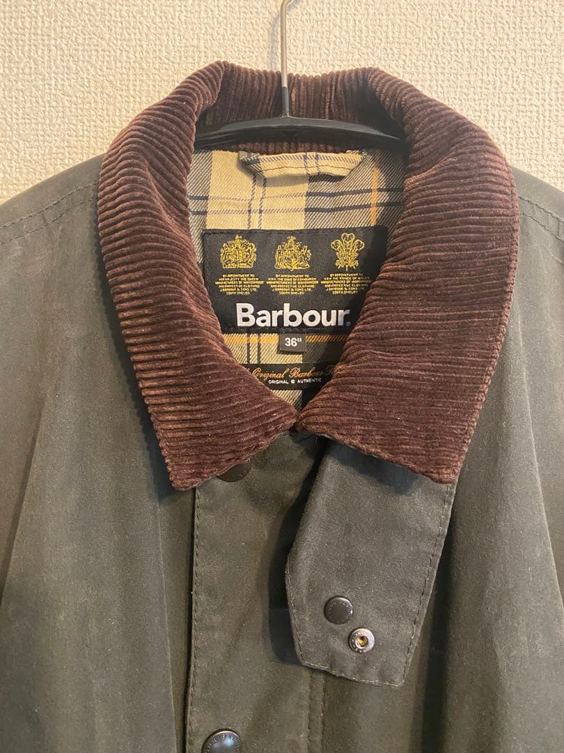 美品KaptainSunshine×Barbourスタンドカラートラベラーコート