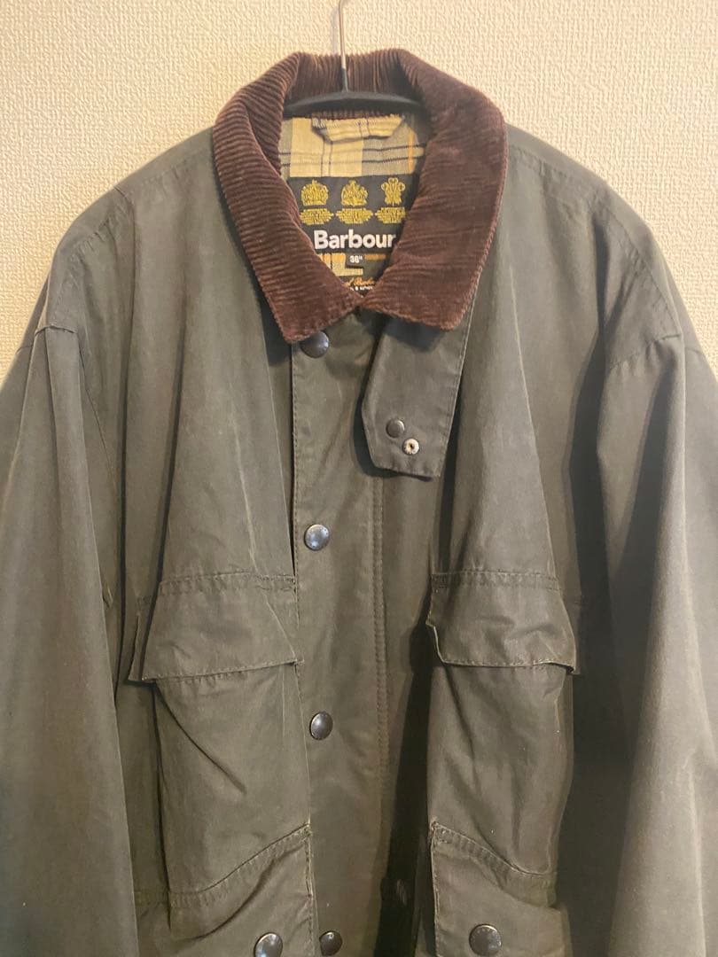 美品KaptainSunshine×Barbourスタンドカラートラベラーコート