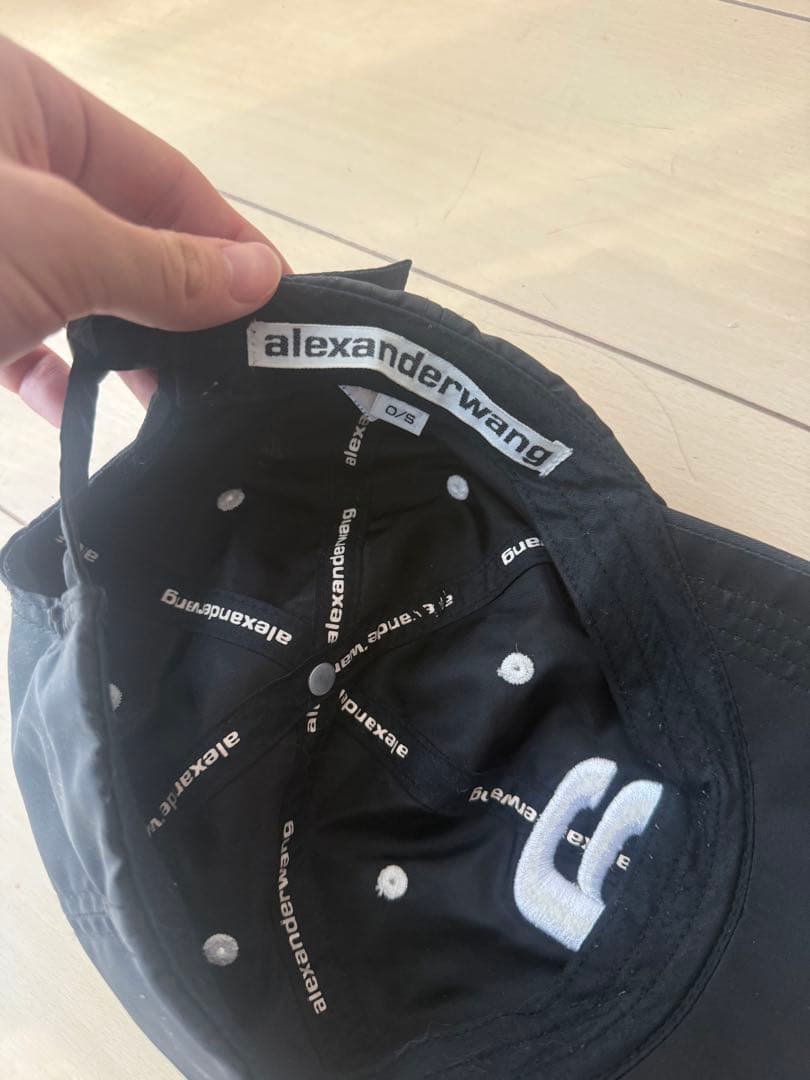 ヒ*ロ様 alexanderwang ブラック ベースボールキャップ