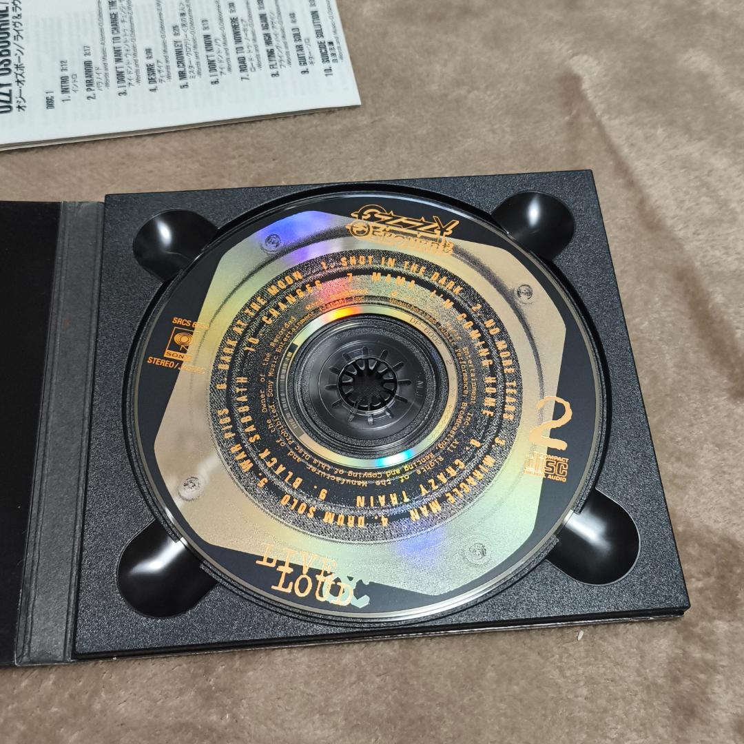 初回生産限定 ライヴ＆ラウド OZZY OSBOURNE LIVE&LOUD