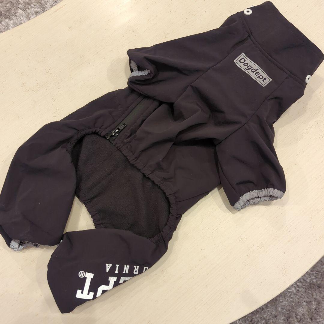 最終価格！DOGDEPT テフロンストレッチプロテクトロンパース裏起毛 Mサイズ
