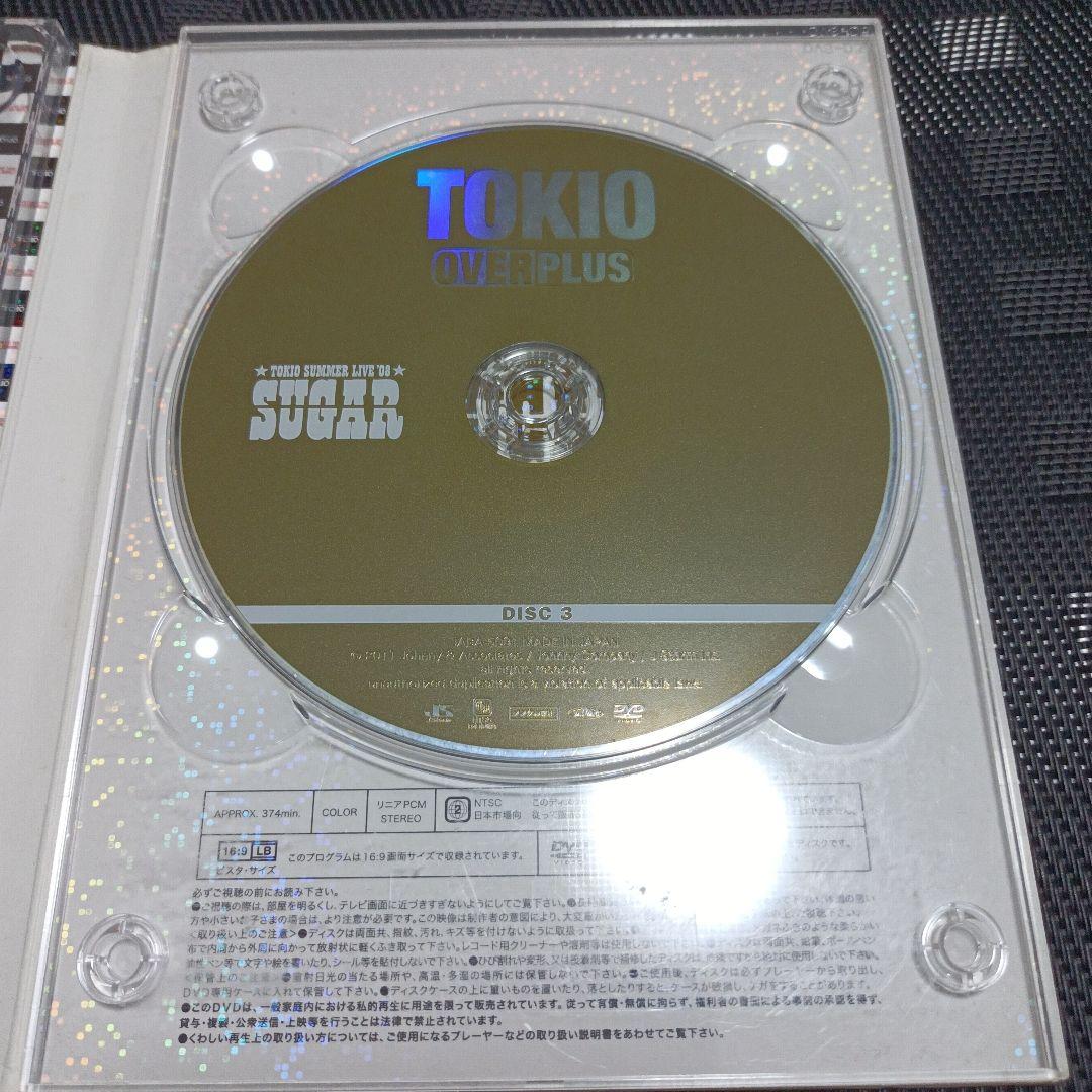 中古DVD３枚組　TOKIO／OVER PLUS