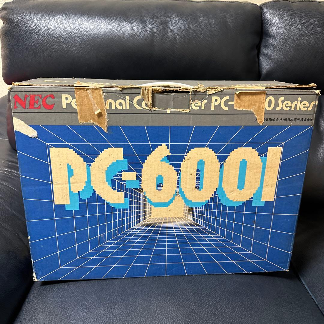 NEC PC-6001 本体 +PC6006.ROM 通電OK 箱付き　ジャンク