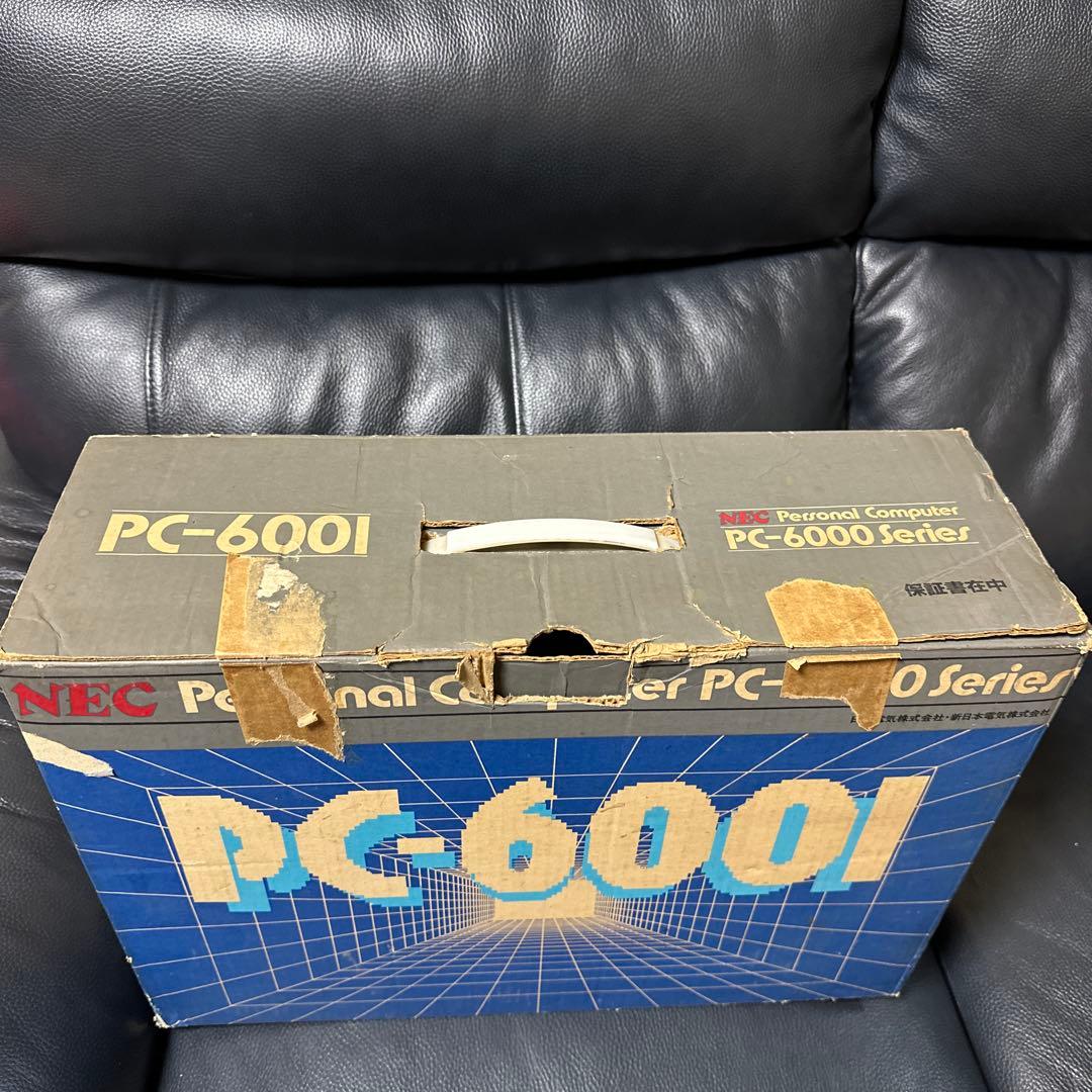 NEC PC-6001 本体 +PC6006.ROM 通電OK 箱付き　ジャンク