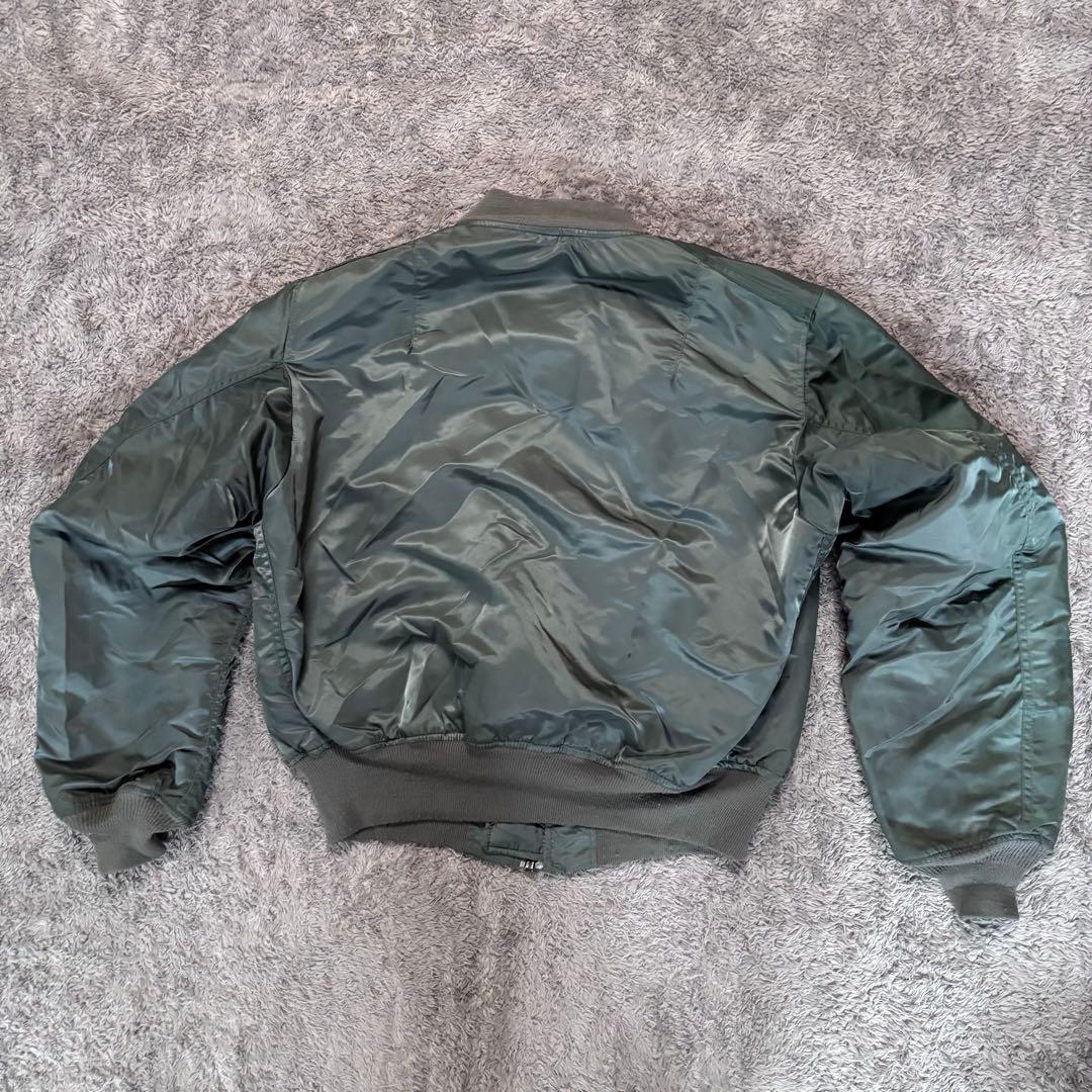 【90s】USA製 ALPHA INDUSTRIES MA-1 IDEALジップ