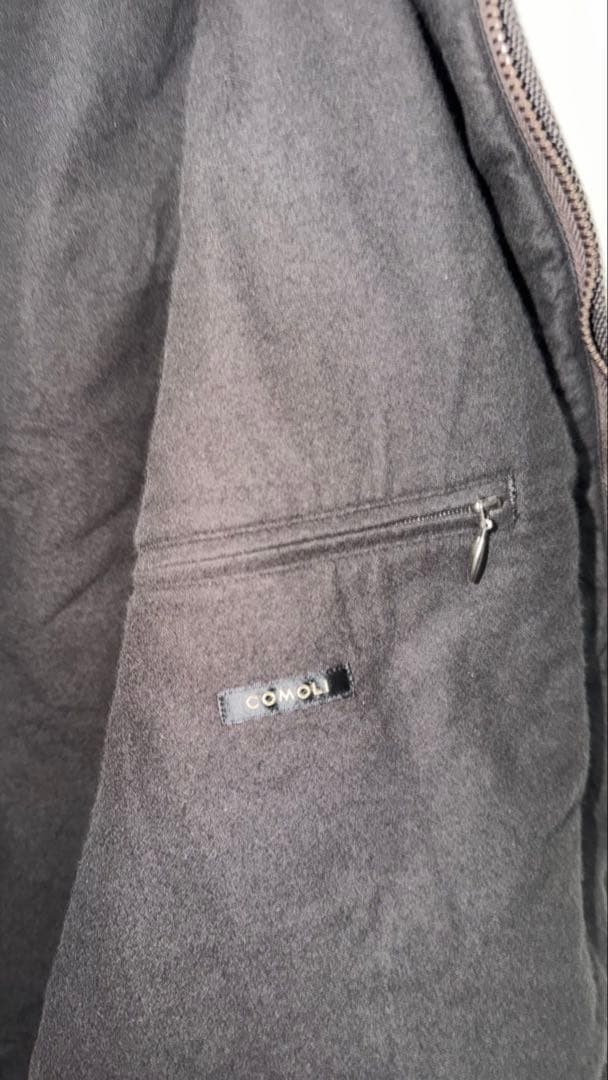 ジャケット・アウター 26SS COMOLI HEMP DUCK ZIP SHORT JACKET