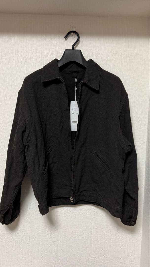 ジャケット・アウター 26SS COMOLI HEMP DUCK ZIP SHORT JACKET