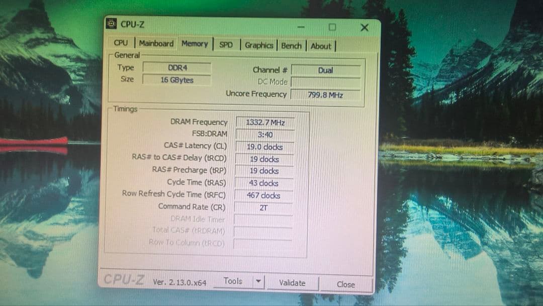 DDR4 8GBx2枚 16GB DDR4-2666 動作確認済み ⑥