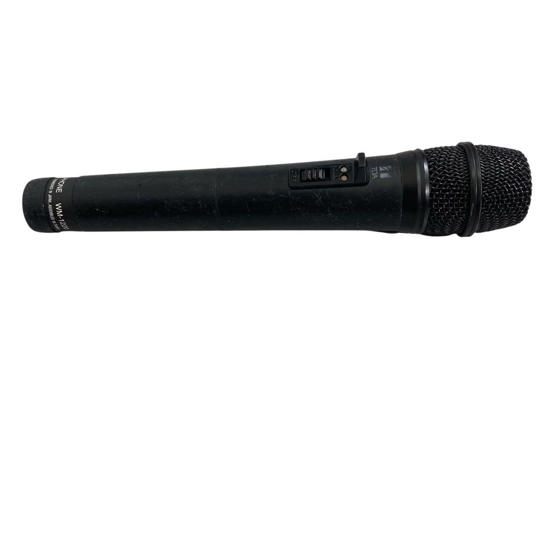 【動作良好】TOA ワイヤレスマイク ハンド型 WM-1220 ③