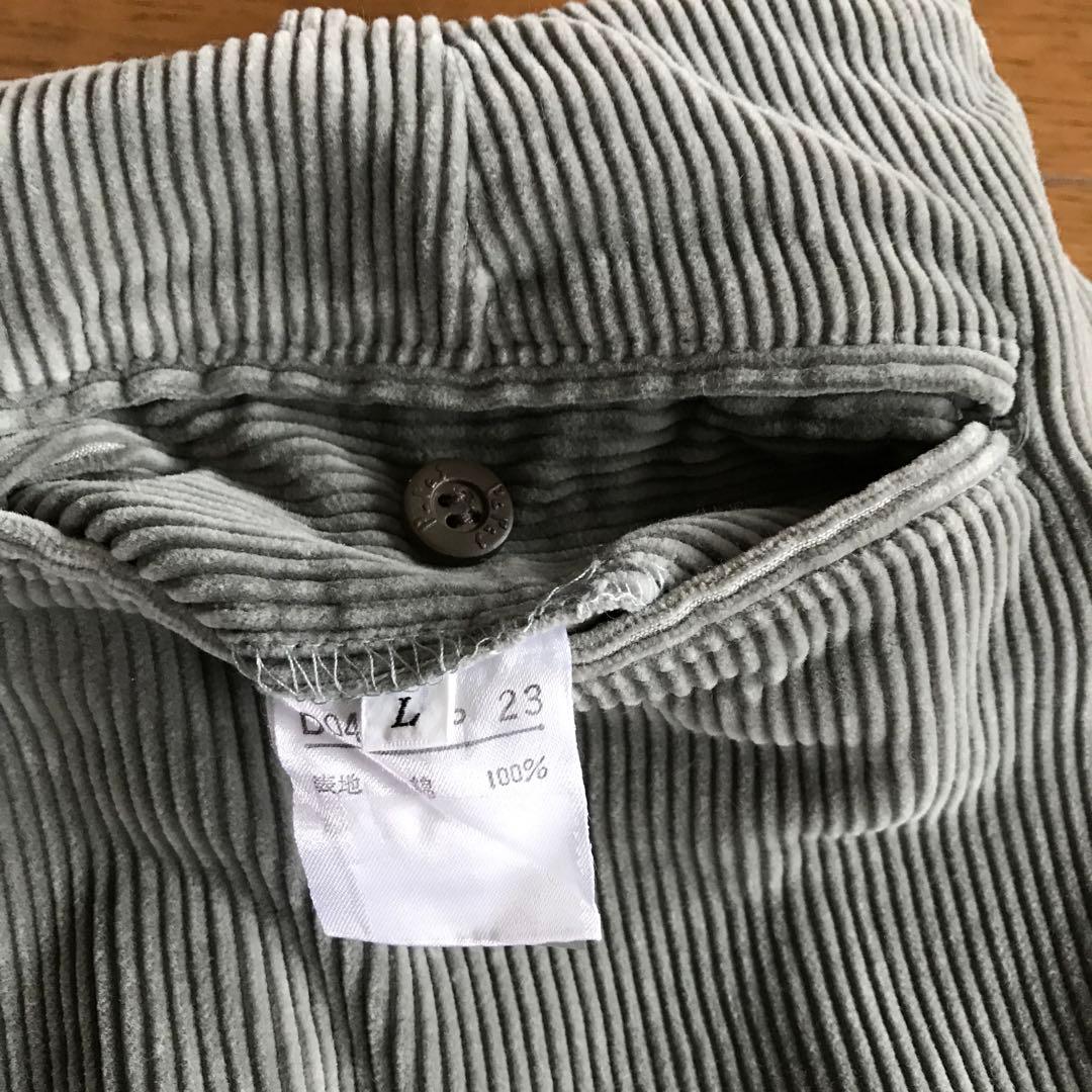 パパス　セットアップ　コーデュロイ　モスグリーン