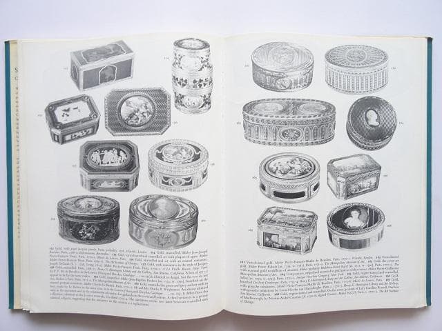 洋書◆嗅ぎタバコケース写真集 本 煙草 スナップボックス 工芸品