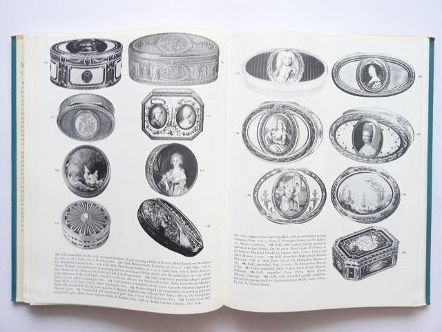 洋書◆嗅ぎタバコケース写真集 本 煙草 スナップボックス 工芸品