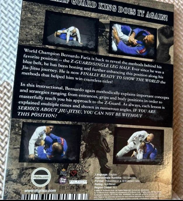 柔術教則DVD『THE　Z-GUARD』ベルナルド ファリア