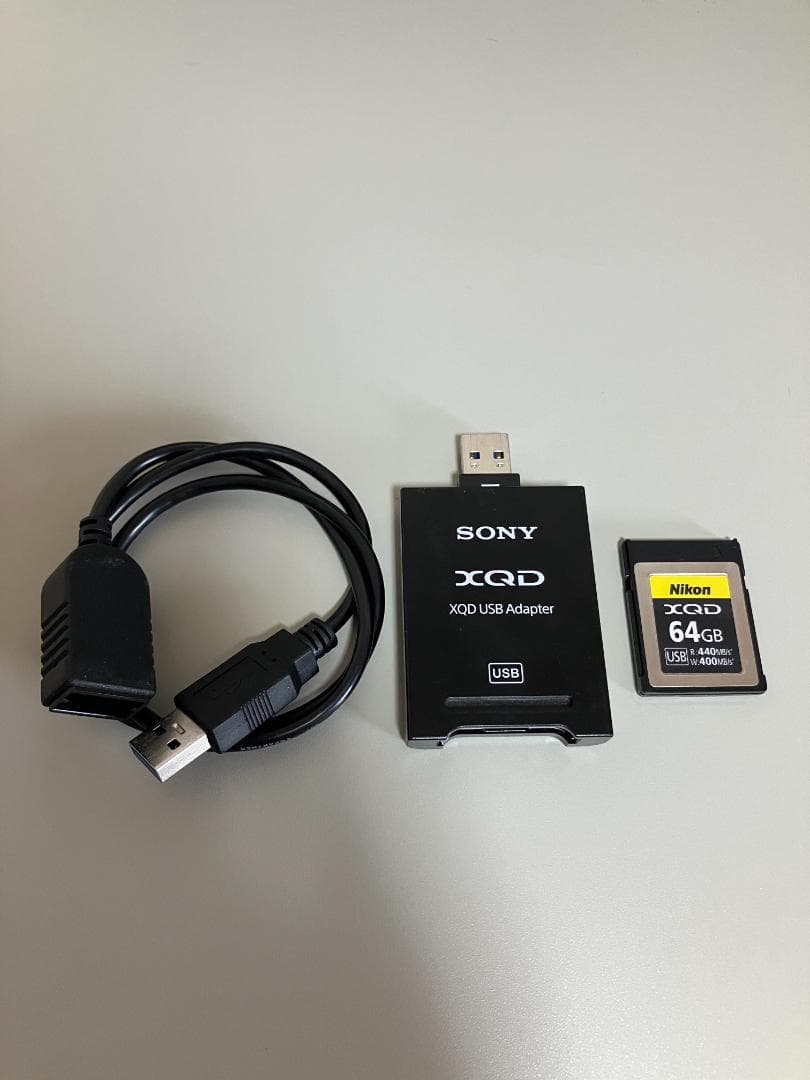 ニコンNikon XQDカード64GB, XQDカードリーダー